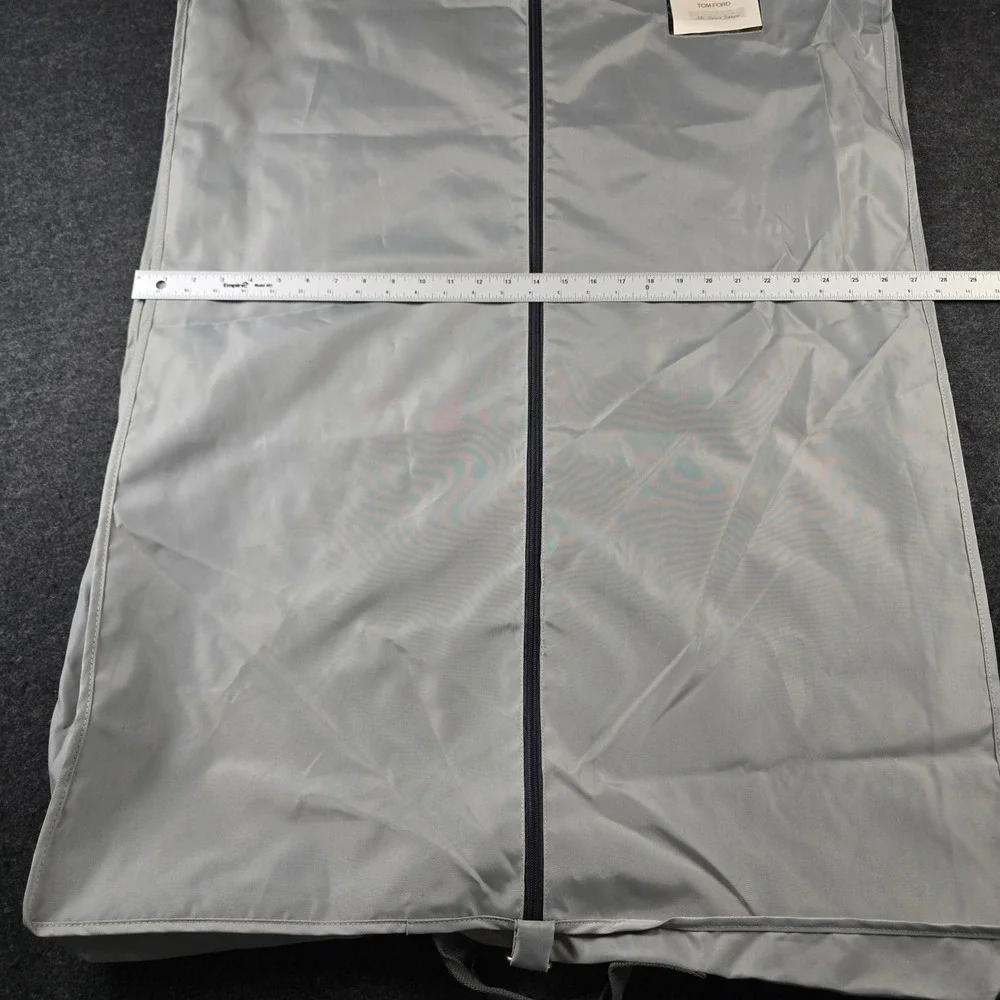 Tom Ford Gray Nylon Zippered Suit Garment Bag Earvin Magic Johnson Label